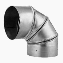 5 INCH 90 DEGREE STAINLESS STEEL ADJUSTABLE ELBOW - £69.62 GBP