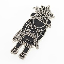 Vintage Navajo KACHINA Sterling Booch 74 mm Long - $310.73
