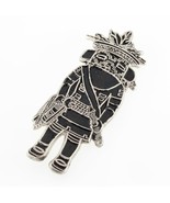 Vintage Navajo Kachina Sterling Booch 74 MM Long - $440.63 CAD