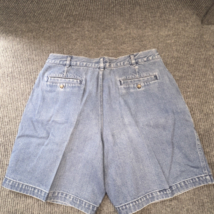 Vintage BUGLE BOY Mens Denim Jean SHORTS 38x7 Pleated Front Casual Summe... - £20.35 GBP