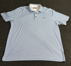 Greg Norman Men&#39;s Golf Polo Shirt All Over Print Size 2XL XXL Pima Cotton - £15.75 GBP
