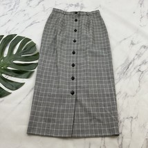 JH Womens Vintage 90s Midi Pencil Skirt Size 8 Black Houndstooth Academia - $516.53 MXN