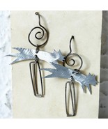 CR Designs Running Coyote Metal Dangle Earrings Southwest Native America... - $26.45 CAD