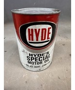 NOS Vintage Hyde Special Motor Engine Oil Can Gas Automotive Pipestone M... - $116.46