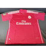 NWT REAL MADRID CF SOCCER TEAM FOOTBALL FUTBOL PINK JERSEY FIFA SHIRT XL - $111.08 CAD