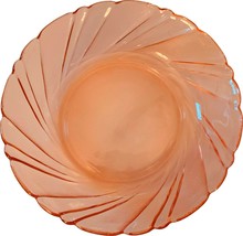 Arcoroc Pink Rosaline Swirl choose 7&quot; Luncheon Plate or Berry Bowl (Glas... - $3.99+