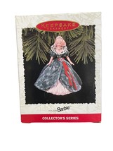 Barbie Hallmark Keepsake Ornament Holiday Collector&#39;s Series #3 Green Gown - £8.20 GBP