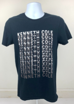 Kenneth Cole Shirt Men&#39;s T Shirt Size Small Logo Black Pullover + FREE SHIPPING - £7.83 GBP