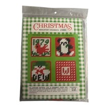 Vintage 1979 Studio 12 Christmas Needlepoint Ornaments Kit #2505 Makes 1... - $12.00