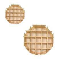 Waffle Pattern Set Of 2 Sizes Concha Cutters Bread Stamps Made in USA PR1779 - £9.36 GBP