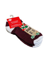 Christmas House Christmas Gingerbread Low Cut Socks Fits Shoes 5-9 - $5.82