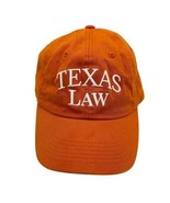 University of Texas Longhorns Texas Law Orange Strapback Hat Longhorn He... - £23.80 GBP