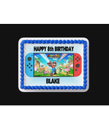 SWITCH Gaming Personalized Cake Topper/Edible/Peel like a sticker - $10.99