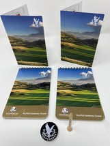 Gleneagles Scotland 2 Yardage Books, 1 Used Scorecard, Ball Marker Chip ... - $37.99