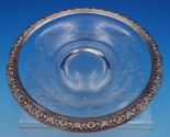 Prelude by International Sterling Silver Olive Dish w/Cut Crystal Floral... - $107.91