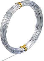 0 Meters - 16 Gauge (1.6mm) Aluminium Silver Art and Craft Wire - £14.73 GBP