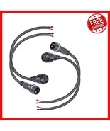 Reliable 2 Pin Waterproof Connectors 12AWG for Car &amp; Boat Lighting Insta... - $495.41 MXN
