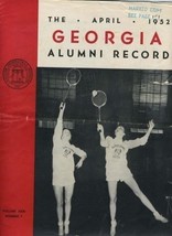 University of Georgia Alumni Record April 1952 Volume XXX Number 7 - $21.75