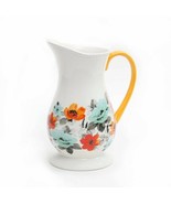 Pioneer Woman ~ Flea Market ~ 2 Quart Pitcher ~ Stoneware ~ Floral Design - €43,07 EUR