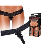 Crotchless Stimulating Pleasure Vibrating Panties With Pleasure Beads Hustler - £20.39 GBP