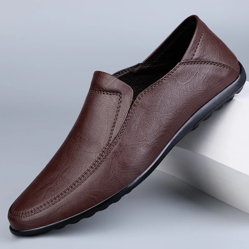 New Fashion Men Shoes Casual Breathable Office Loafers Shoes Men Designe... - $34.22