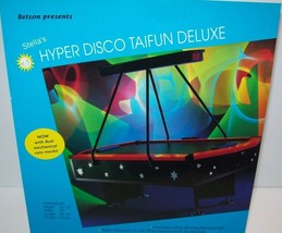 Hyper Disco Taifun Deluxe Arcade FLYER Original Air Hockey Table Game Art Sheet - £11.42 GBP
