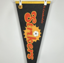 Vintage Ft Lauderdale Strikers NASL 30 x 12 Full Size Soccer Pennant Def... - $29.35