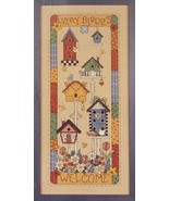 1996 Dimensions Charts &amp; Charms #72301 &quot;Charming Welcome&quot; Cross Stitch  - £14.07 GBP
