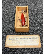 Simmons Ketch-Em Wooden Minnow 2-3/4 Lure in Original Wooden Box - Very ... - €852,43 EUR