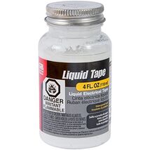 Gardner Bender LTW-400 4OZ WHT LIQ Elec Tape, 4 Oz Bottle, White, 4 Fl Oz - $32.33 CAD