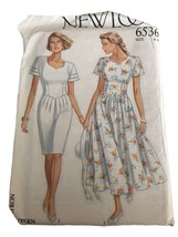 New Look Sewing Pattern 6536 Misses Fitted or Flare Dress Career Sz 6-18 Uncut - £7.07 GBP
