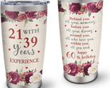 60Th Birthday Gifts for Women Stainless Steel Tumbler/Cup 20Oz 1PC - $29.47