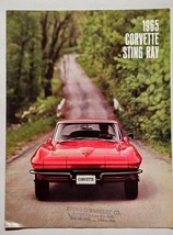 GENUINE ORIGINAL 1965 CHEVROLET CORVETTE STING RAY Dealers Brochure - $46.74