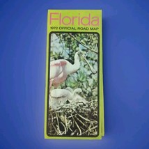 Florida 1972 Official Road Map Vintage Travel Fold Out Governor Reubin A... - $12.49