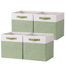 Storage Bins 13X13 Fabric Storage Cubes For Organizing Toys, Foldable Cu... - £54.54 GBP