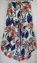 Timing Shorts Womens Medium High Low Skort Floral Pattern Draped Elastic... - £13.17 GBP