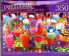 Sugary Shakes - 350 Pieces Deluxe Jigsaw Puzzle - £9.63 GBP