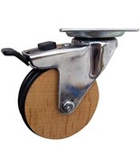 WOOD 3&quot; CSTR W/BRAKE - $28.02