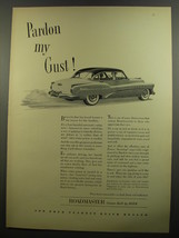 1952 Buick Roadmaster Car Ad - Pardon my gust - £14.76 GBP