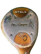 MacGregor Tourney MTWL4 Persimmon 4 Wood RH Action 4 Stiff Steel 41&quot; Vintage - £28.23 GBP