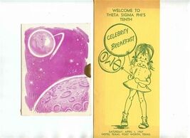 Theta Sigma Phi Fort Worth Celebrity Breakfasts Mary Sears Juanita Roberts - $27.72