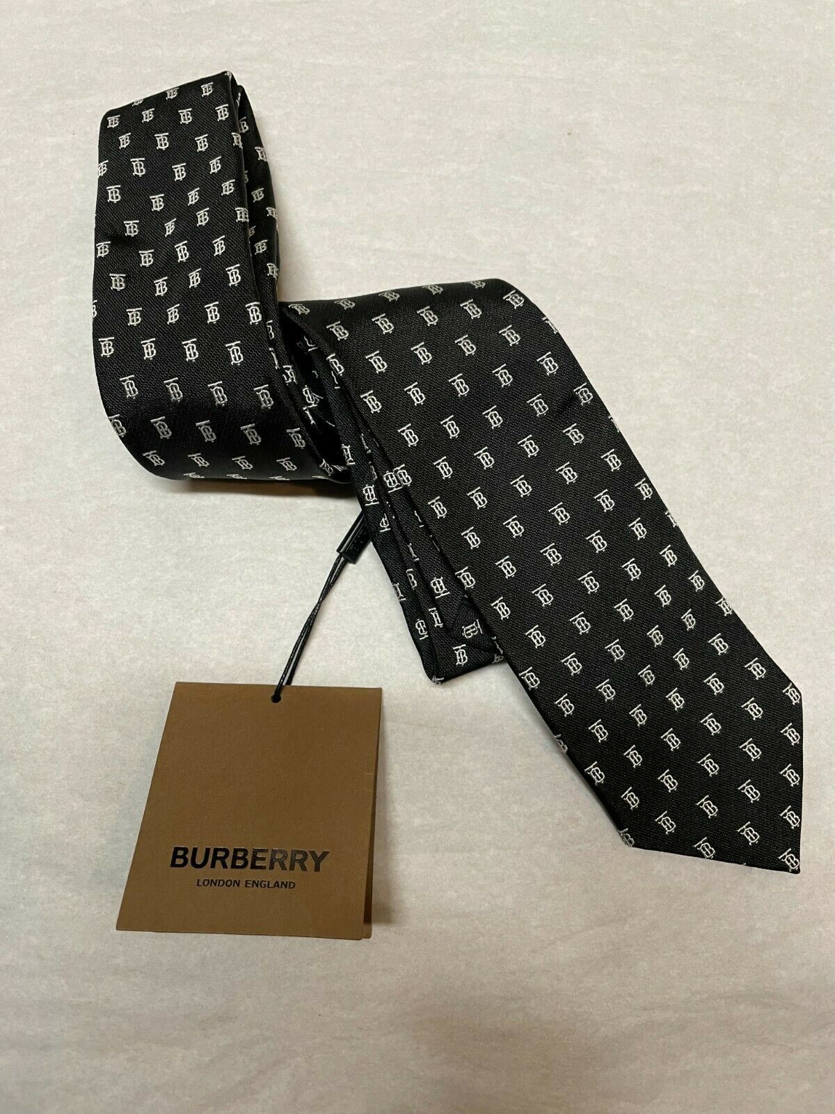 Burberry Manston Monogram Skinny Silk Tie and similar items