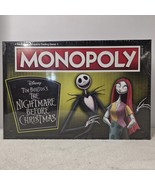 Disney&#39;s Nightmare Before Christmas Monopoly Board Game - SEALED NEW - A... - $34.64