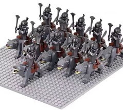 Warg Varg Orcs Soldier VS Uruk-hai Azog Figures Wolfs Mini Dwarfs XP429 - $28.99