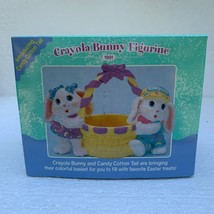 Crayola Easter Bunny and Candy Cotton Tail Hallmark Tabletop Figurine from 1991 - £7.90 GBP