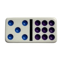 Double Nine Dominoes Replacement Tile 5 9 Color Dot Vintage 1998 mq - £3.08 GBP