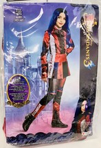 Disguise- Disney Evie Descendants 3 Deluxe Girl&#39;s Halloween Costume-Large(10-12) - £29.36 GBP