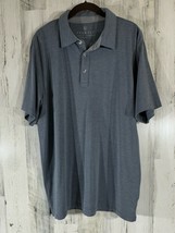 Free Fly Mens Gray Polo Shirt Size Large Bamboo Viscose Blend Stretch Soft - £18.76 GBP