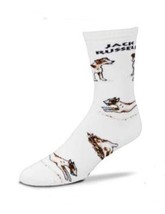 Adult Medium JACK RUSSELL Dog Breed Poses Footwear Dog Socks 6-11 - £9.58 GBP