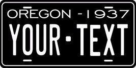 Oregon 1937 License Plate Personalized Custom Car Bike Motorcycle Moped Key tag - £8.78 GBP+